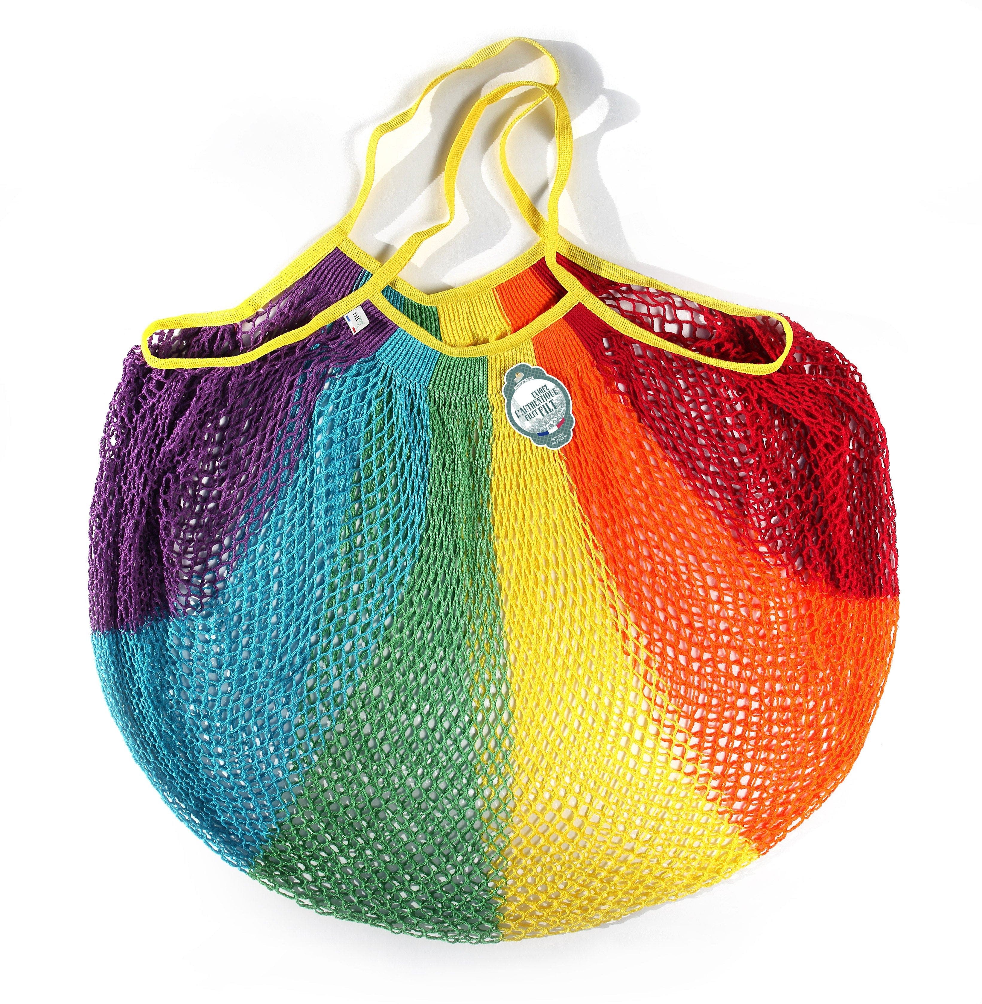 Filt Rainbow Cotton Shopper, Main, color, Rainbow