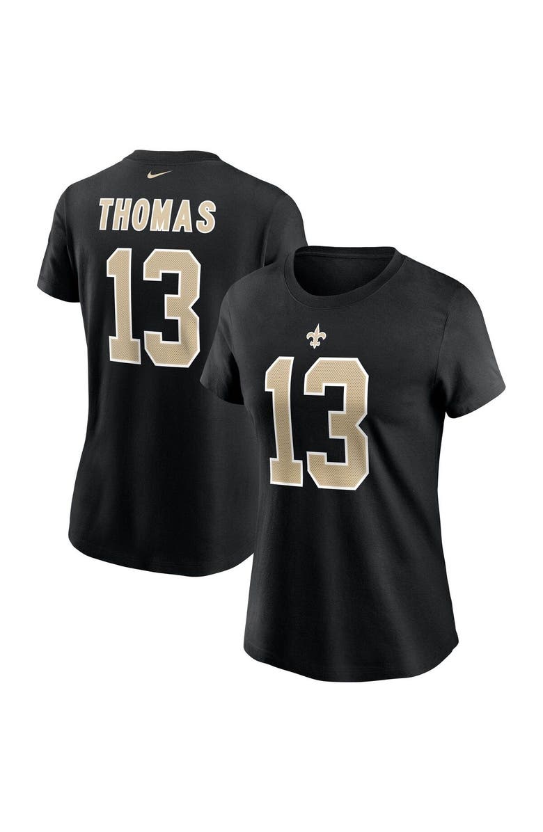 Nike Women's Nike Michael Thomas Black New Orleans Saints Name & Number T-Shirt, Main, color, 