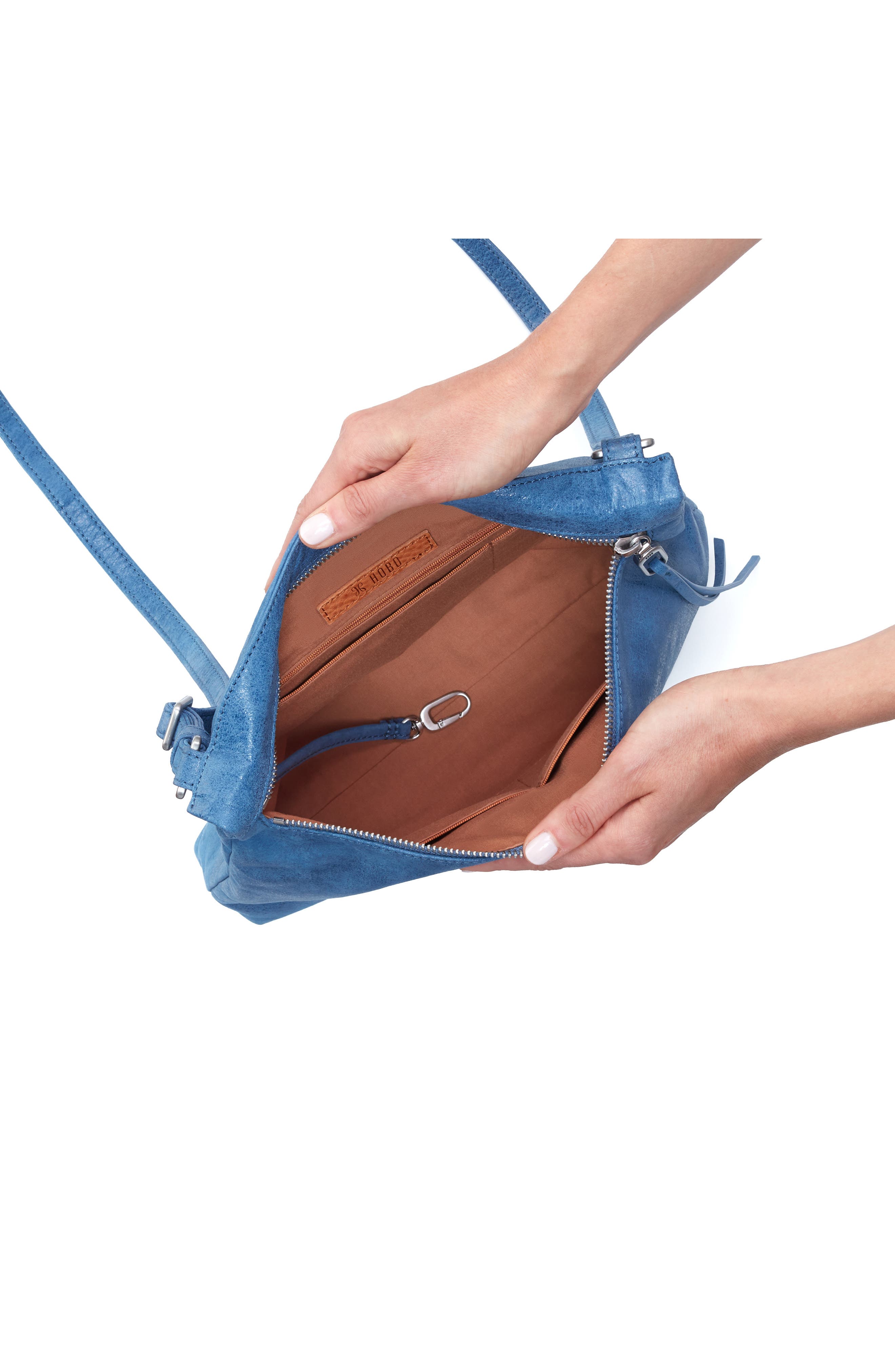 HOBO Large Cambel Leather Crossbody Bag, Alternate, color, 