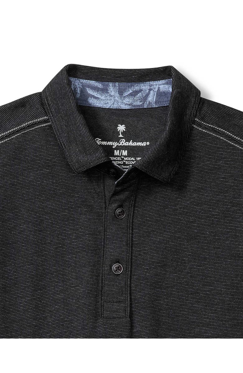 Tommy Bahama Harbor Isles Polo, Alternate, color, Black