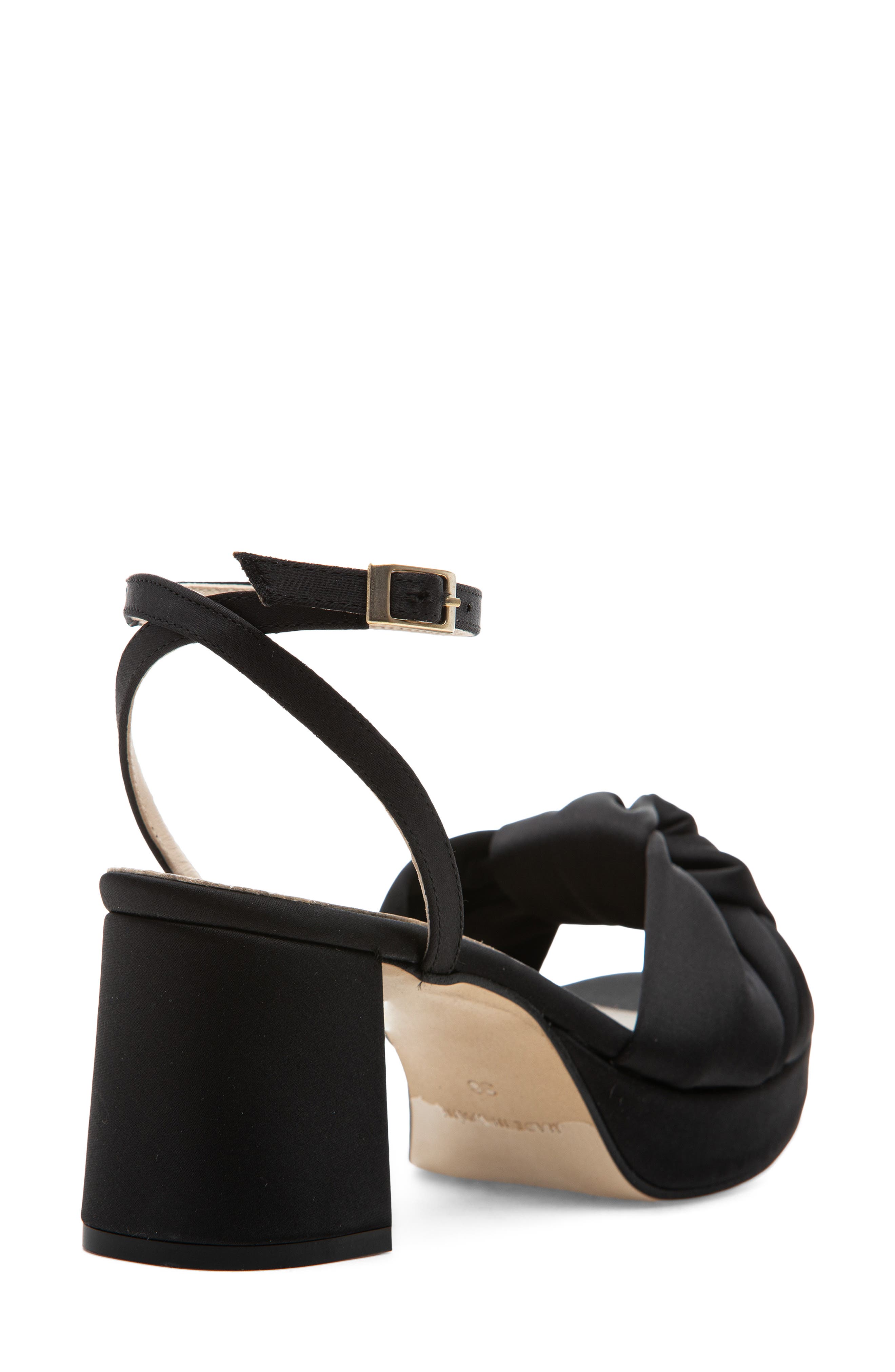 275 Central Malik Ankle Strap Platform Sandal, Alternate, color, Black