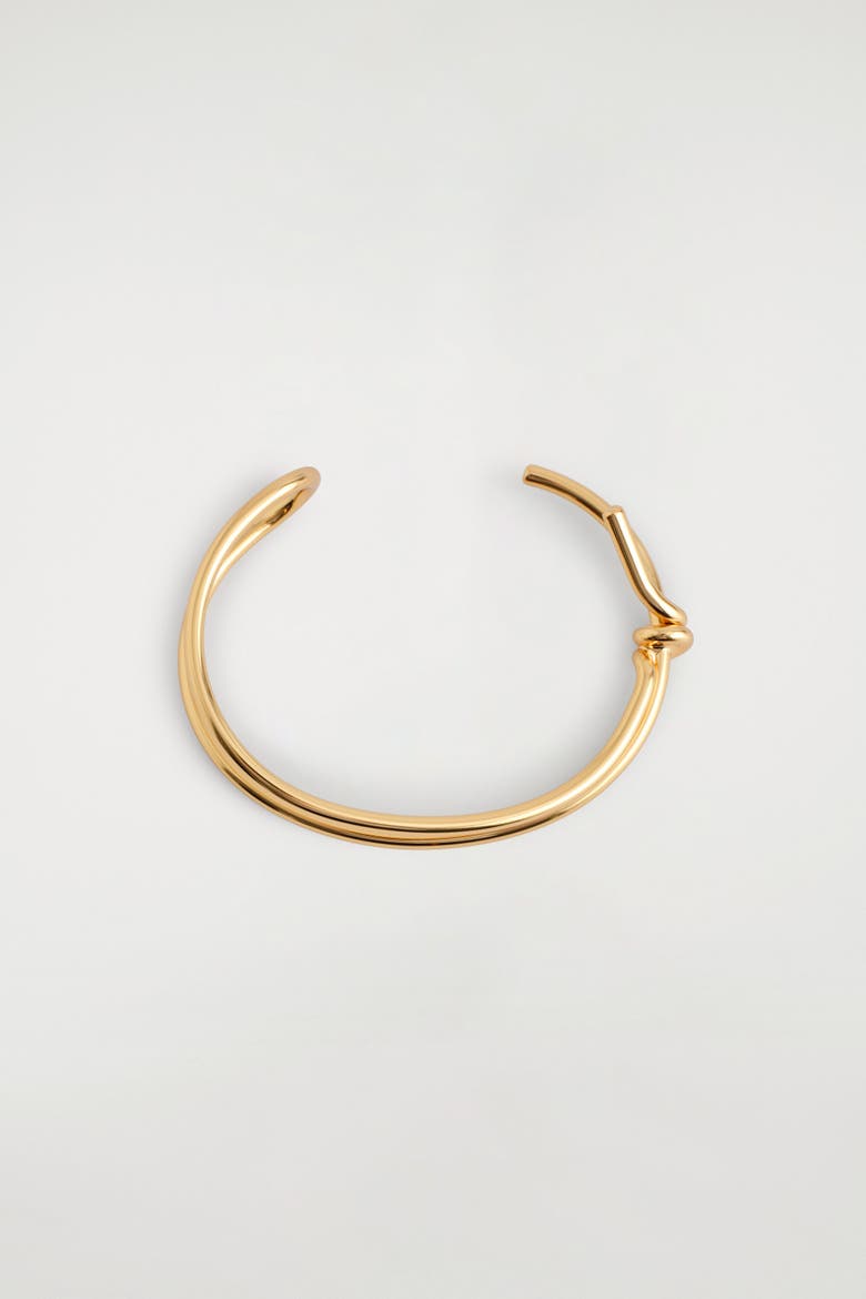 Knotted Cuff, Alternate, color, GOLD