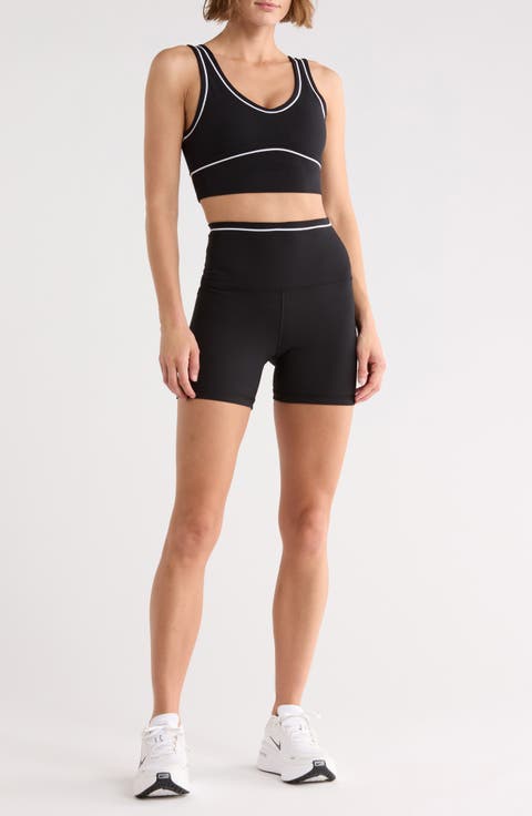 Lux Motion Muse Cut Crop Top & Shorts Set