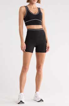 YOGALICIOUS Lux Motion Muse Cut Crop Top & Shorts Set