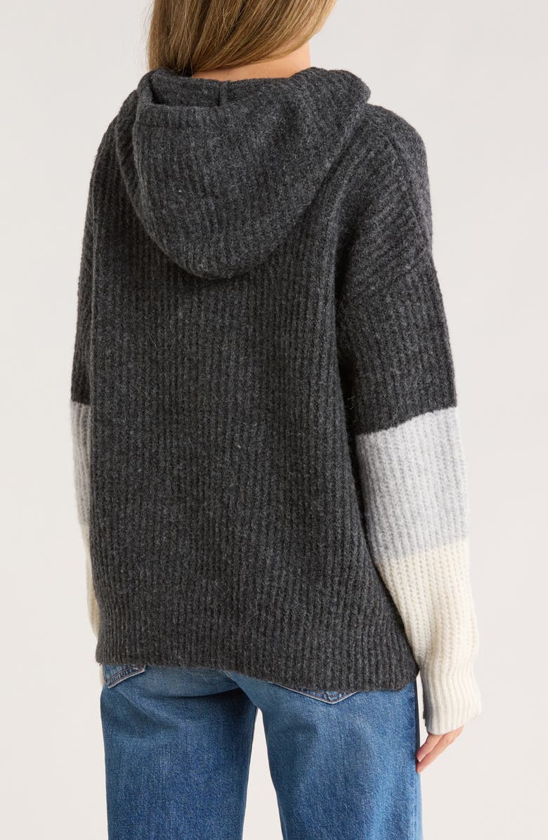 FRNCH Nilo Turtleneck Sweater, Alternate, color, Gris