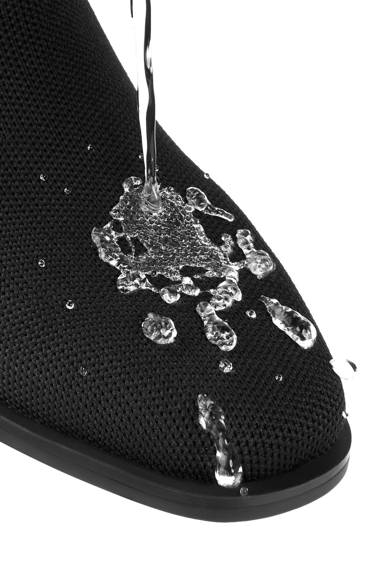 VIVAIA Square-Toe Water-Repellent Ankle Boots, Alternate, color, Black