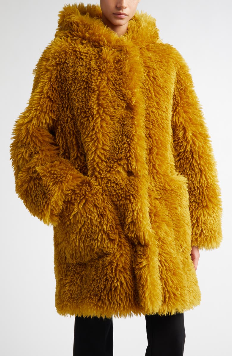 Stand Studio Elisa Faux Fur Hooded Coat, Alternate, color,