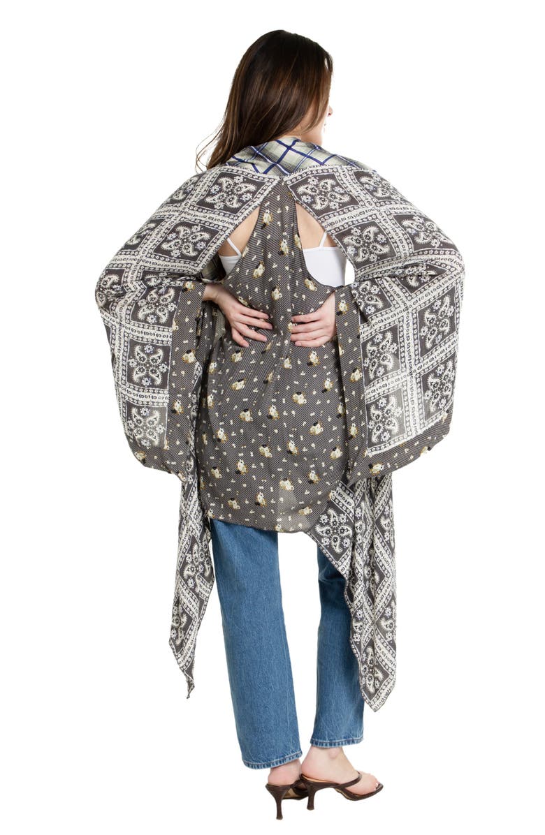 SAACHI Paisley Patchwork Drape Duster, Alternate, color, 