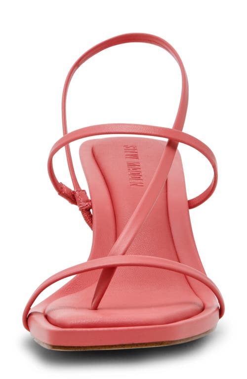 Steve Madden Lock Sandal In Coral