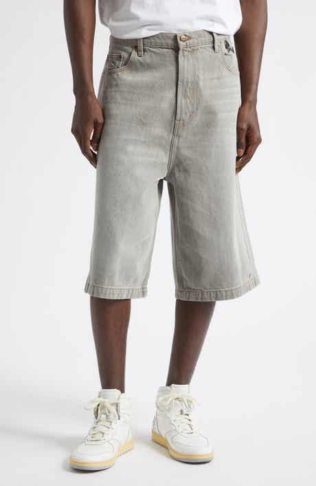 Baggy Traxedo Denim Shorts