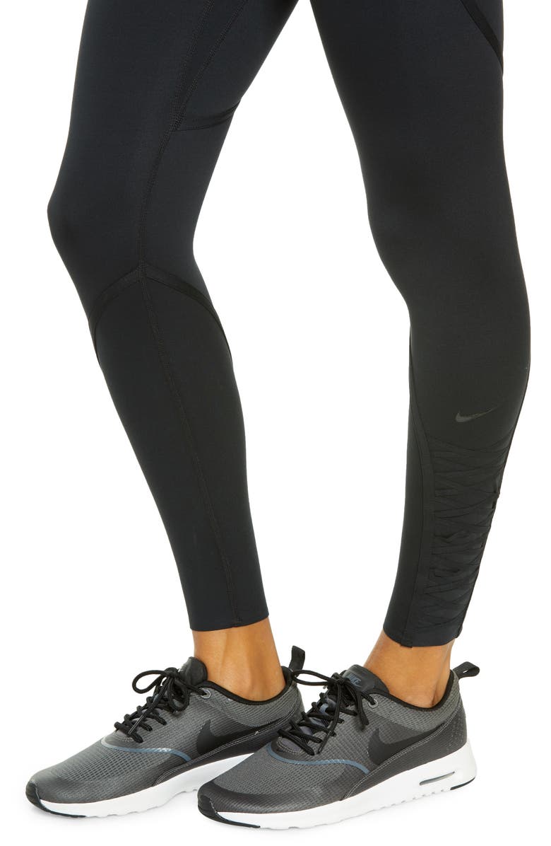 Nike One Lux 7/8 Lacing Tights, Alternate, color,