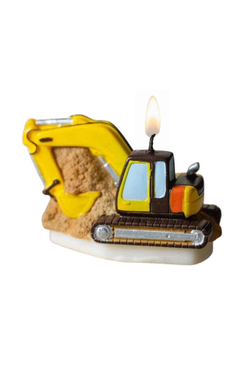 Southlake gifts Toy Tractor Candle, Alternate, color, Yellow / Brown / Orange