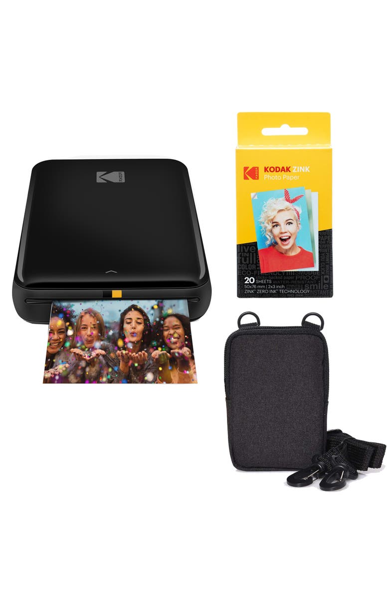 Kodak Step 2x3" Printer + Paper Bundle, Main, color, Black