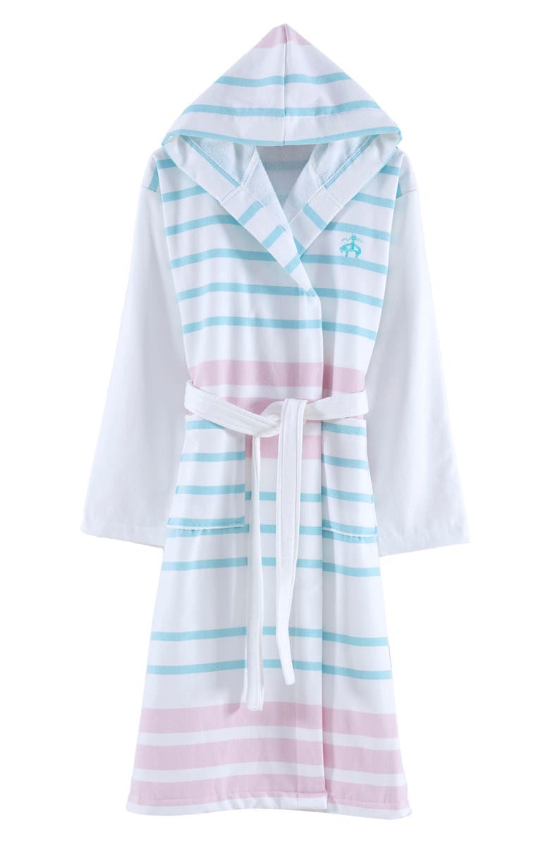 Brooks Brothers Turkish Peshtemal Cotton Robe, Main, color, Pink