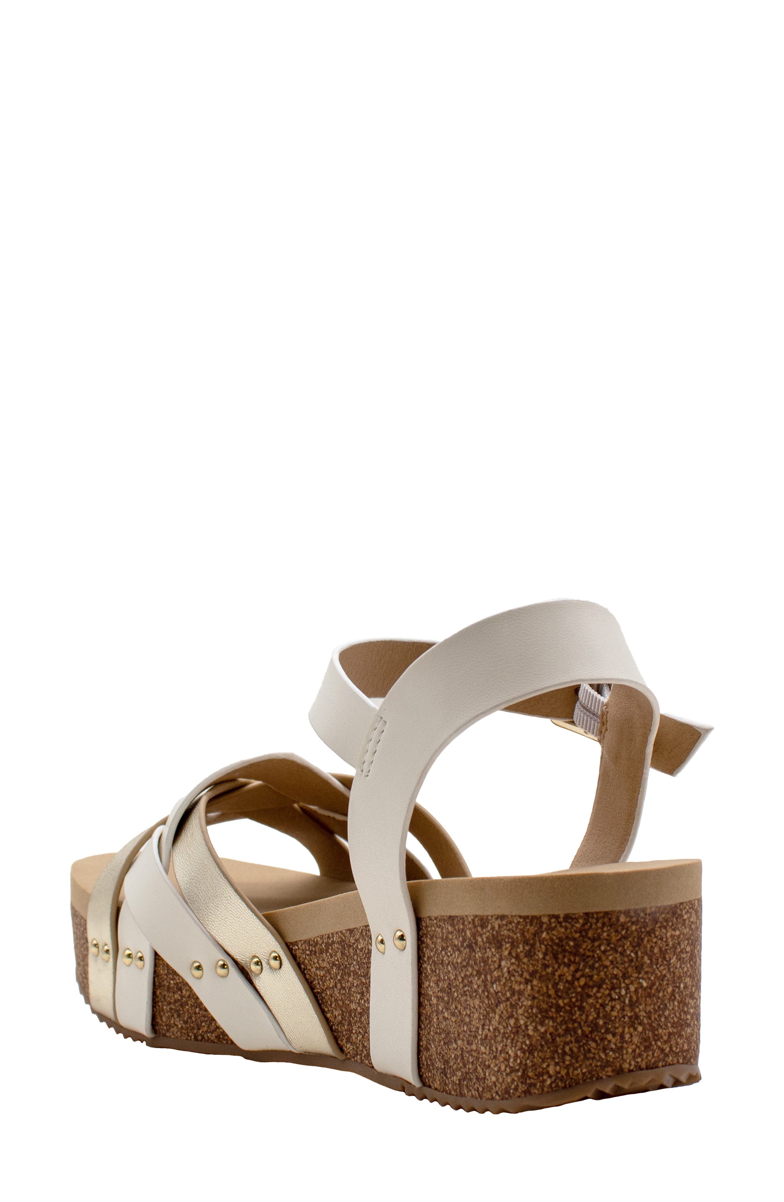 Volatile Edna Ankle Strap Platform Wedge Sandal, Alternate, color, 