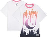 PUMA Men's Puma White Al Hilal 2025 FIFA Club World Cup Hoops T-Shirt
