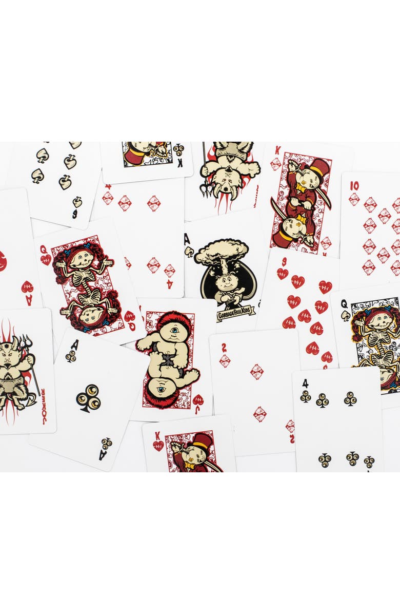 Toynk Garbage Pail Kids Playing Cards Designed By Hydro74 | 52 Card Deck + 2 Jokers, Alternate, color, Black