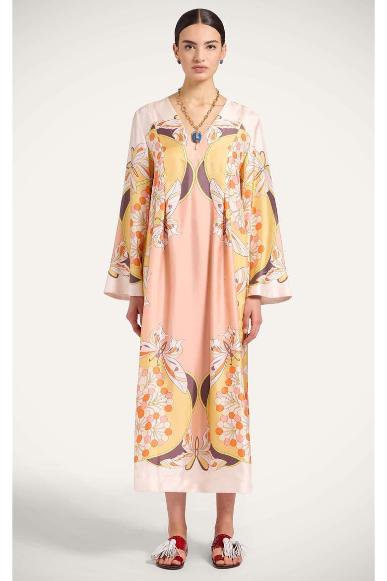 Twin Flame Dress, Main, color, Florette Placée Pale Pink