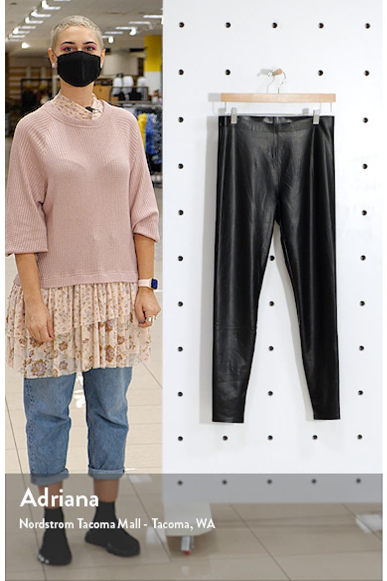 Faux Leather High Waist Leggings video