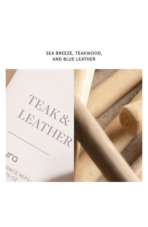 Pura X Becki Owens Teak & Leather Car Diffuser