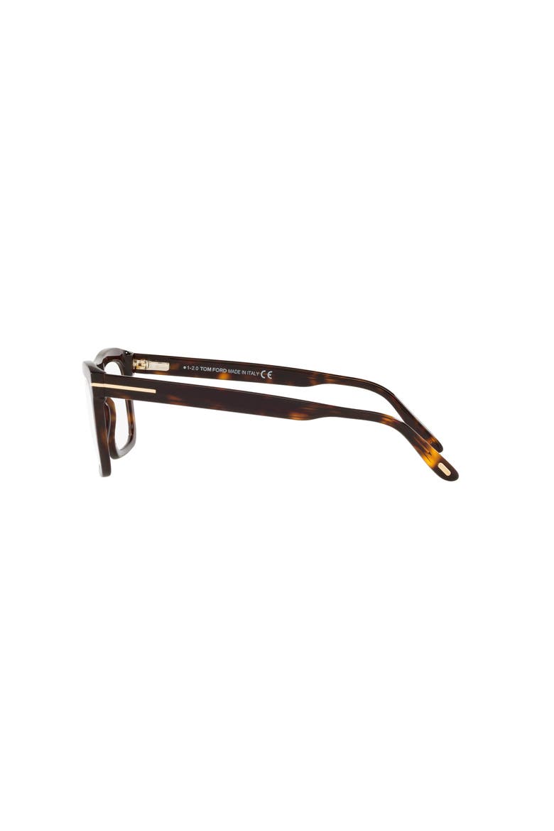 52mm Rectangle optical glasses, Alternate, color, Tortoise