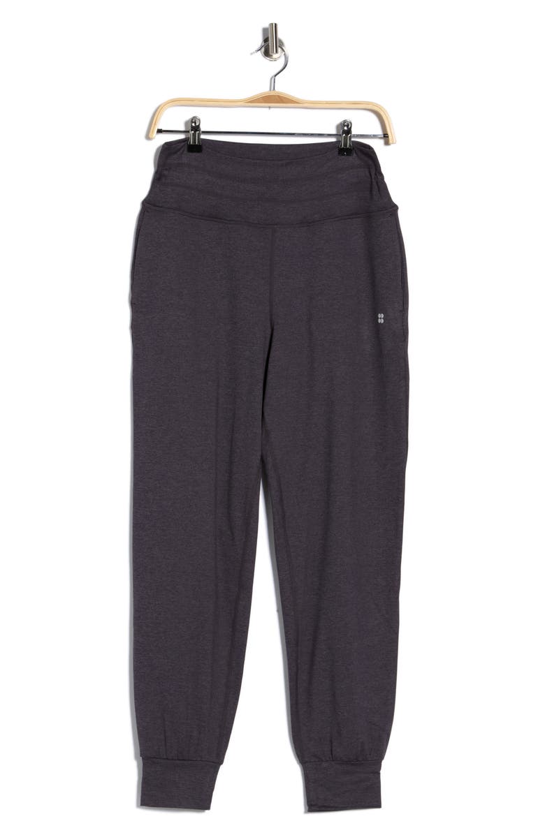 Sweaty Betty Gaia Long Pocket Joggers, Alternate, color, Urban Grey Marl