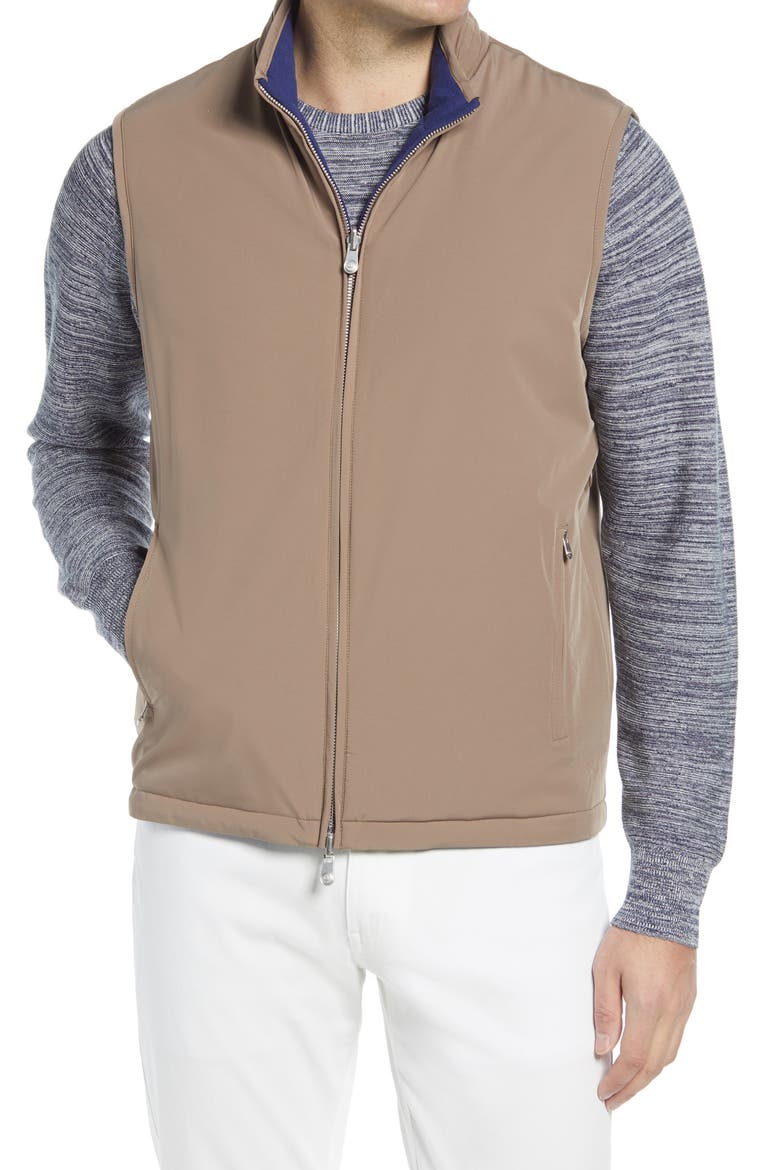 Crown Soft Reversible Vest, Main, color, TAUPE