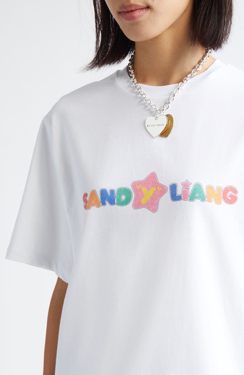 Sandy Liang Toy Graphic T-Shirt, Alternate, color, White