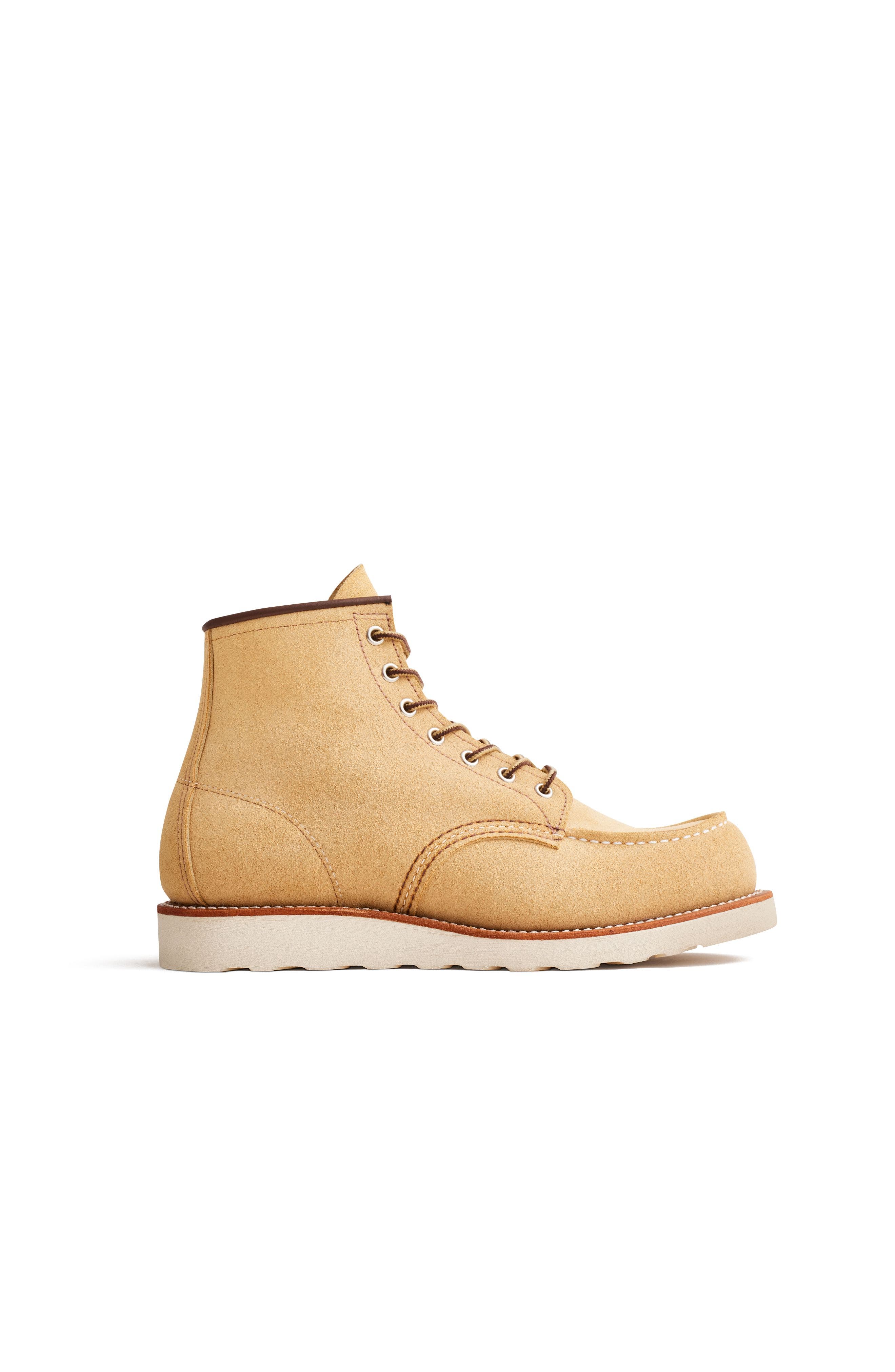 Red Wing Heritage Classic Moc<sup>®</sup> Roughout Leather Boot, Main, color, 