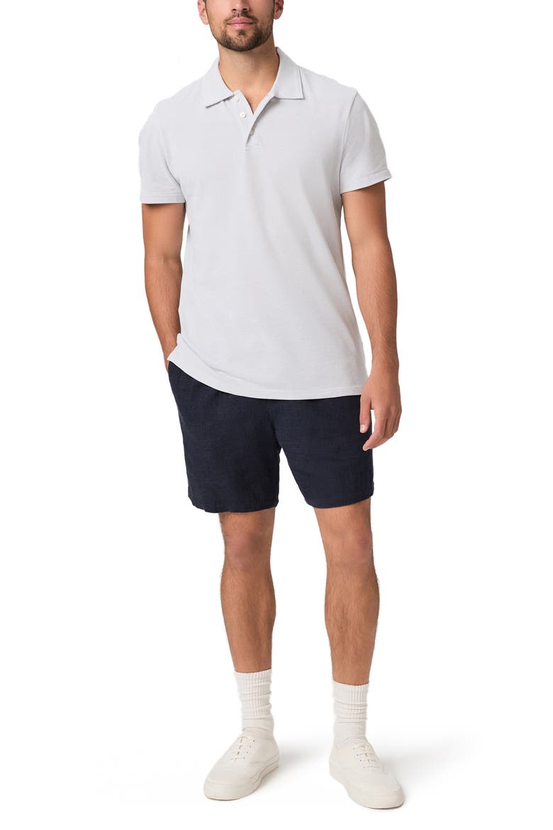 Demille Cotton Piqué Polo, Alternate, color, BRISTOL BLUE COMBO