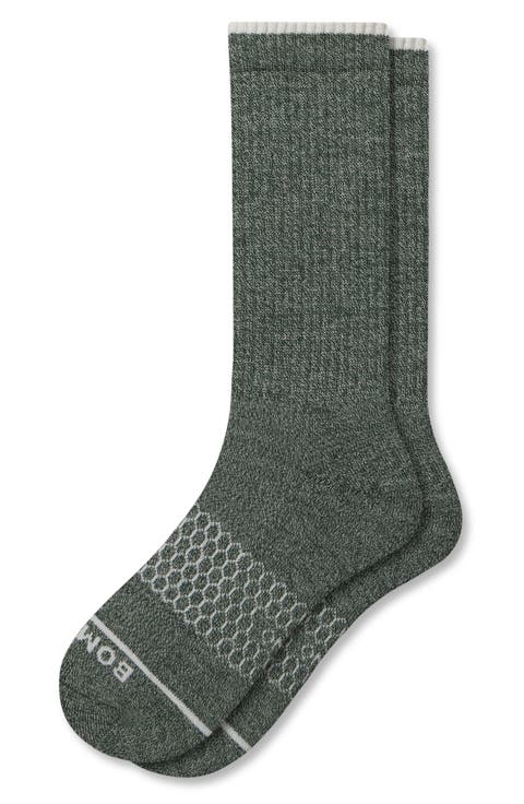 Merino Wool Blend Crew Socks