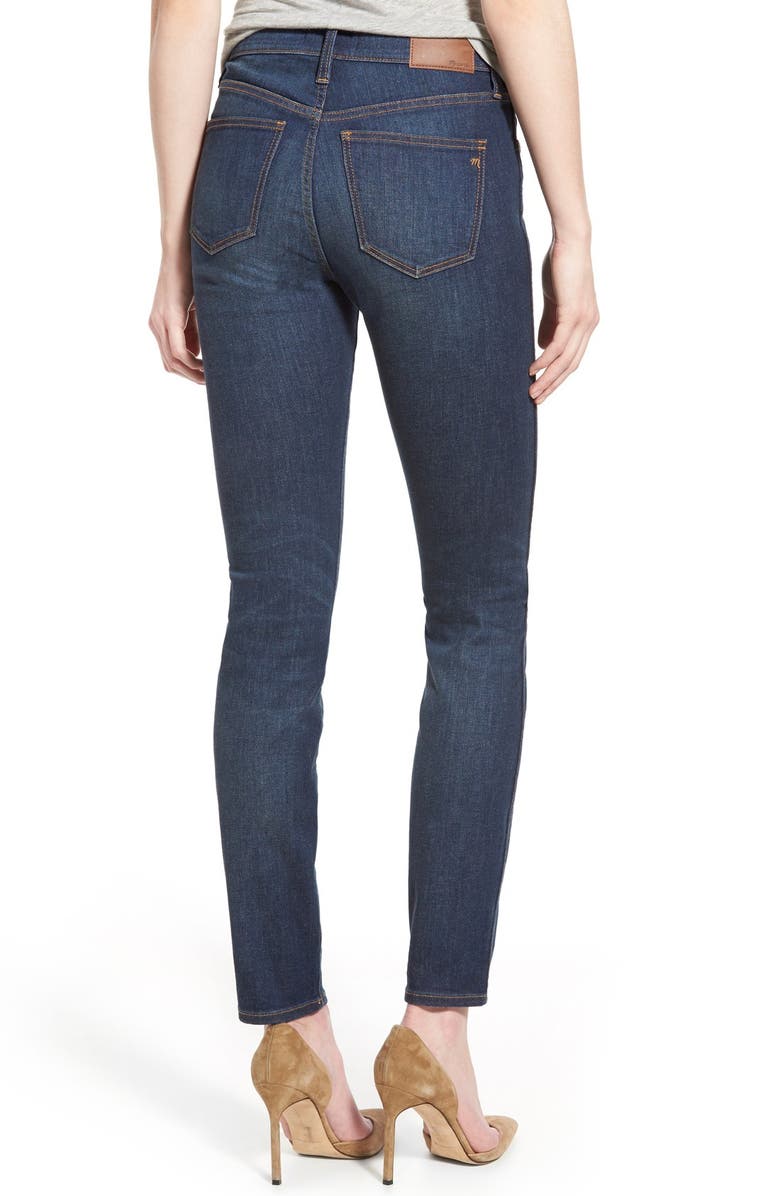 Madewell 'High Riser' Skinny Jeans, Alternate, color, 