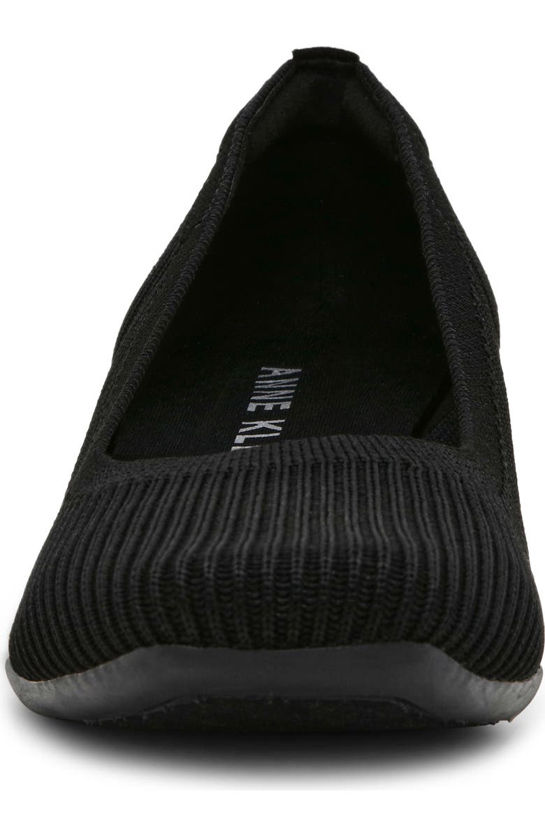 Anne Klein Wisher Pump, Alternate, color, Black Knit