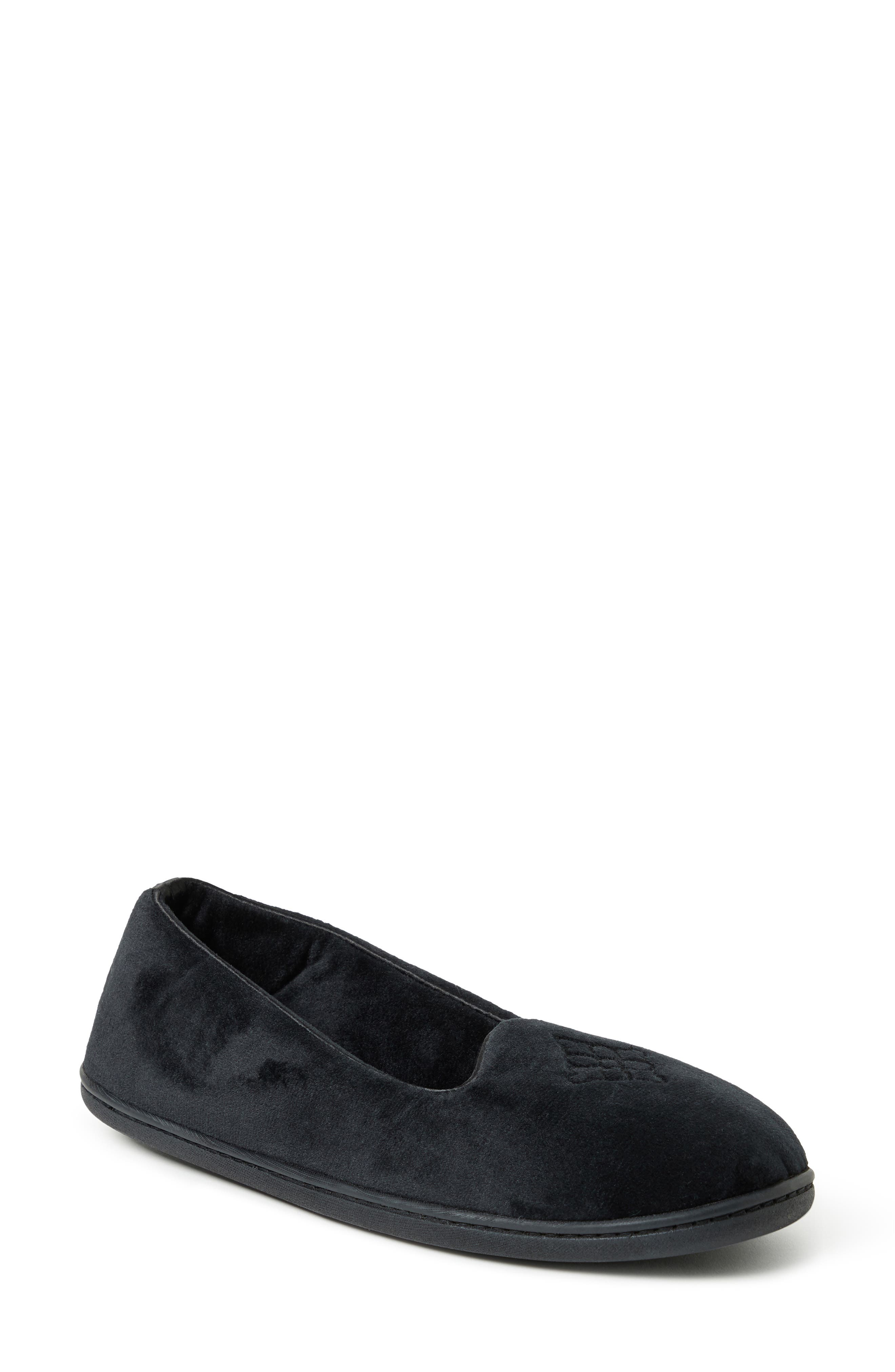 DEARFOAMS Rebecca Velour Slipper, Main, color, 