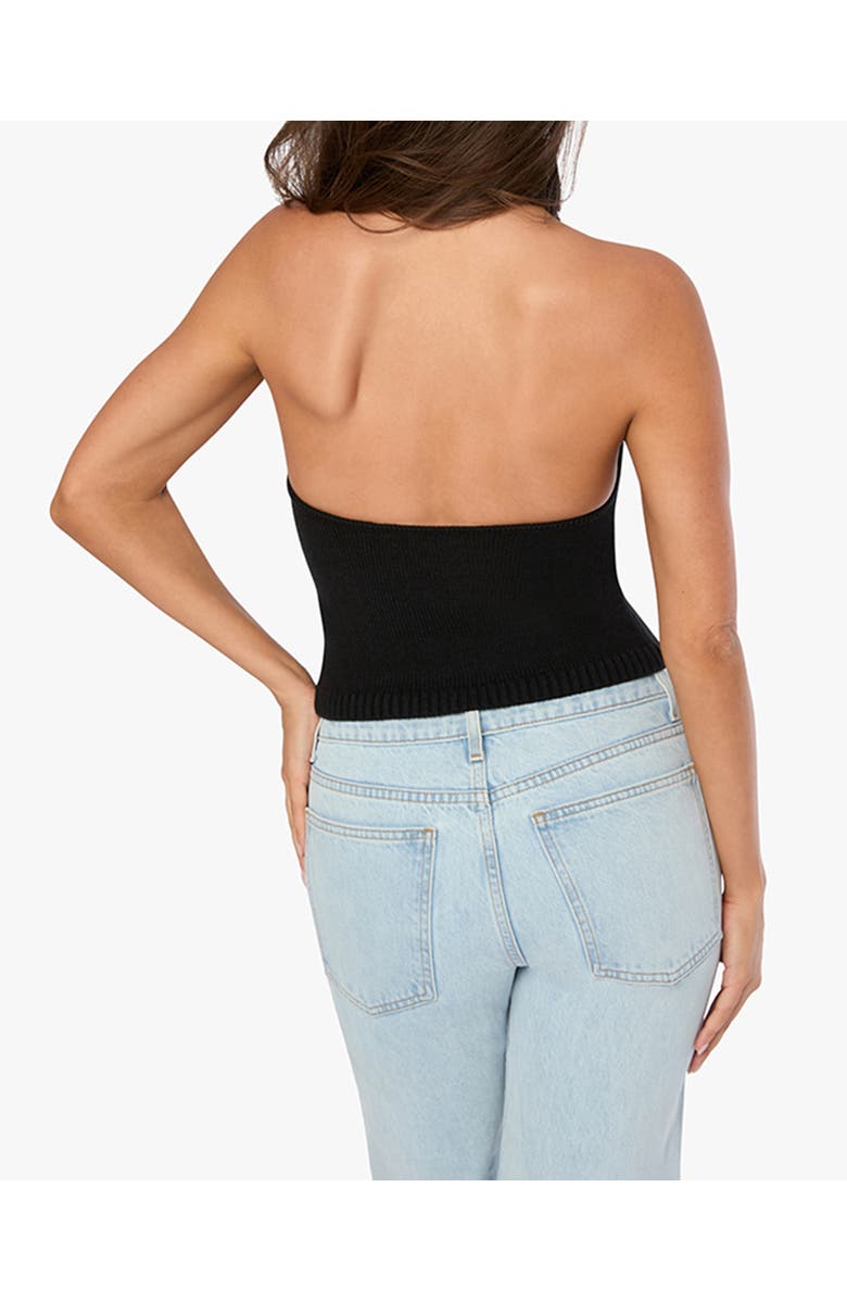 WeWoreWhat Open Back Halter Sweater Top, Alternate, color, 