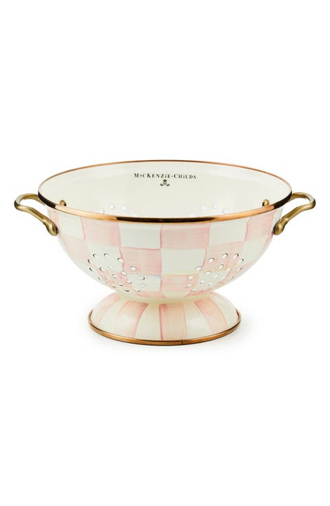 Rosy Check Large Colander