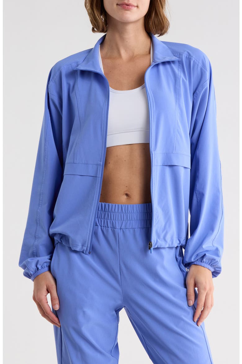 Interval Zip Up Jacket, Main, color, PURPLE BAJA
