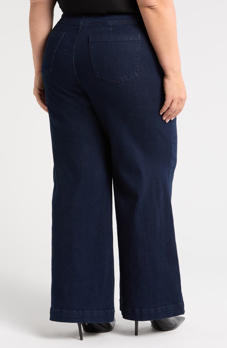 Universal Standard Charlie Sailor High Waist Straight Leg Jeans, Alternate, color, Dark Indigo