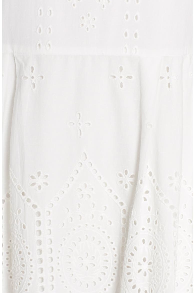 'Josephine' Eyelet Shift Dress, Alternate, color, SUMMER WHITE