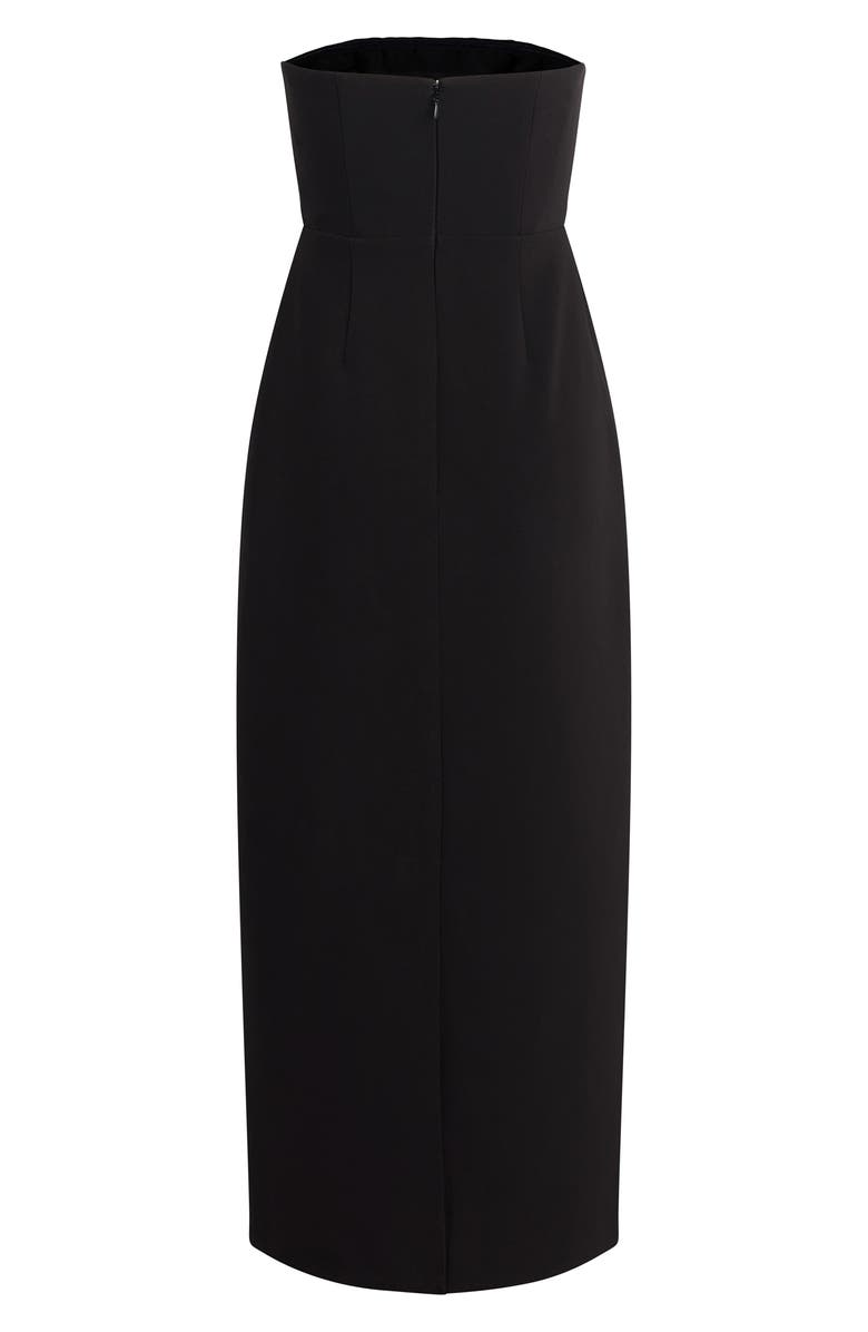 Favorite Daughter The Willow Strapless Maxi Dress, Alternate, color, Black