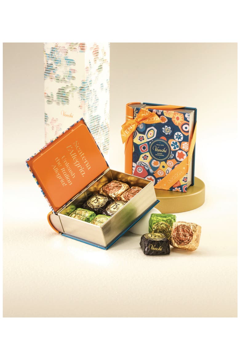 Mini Murrine Book with Assorted Chocolates, Alternate, color, MULTI