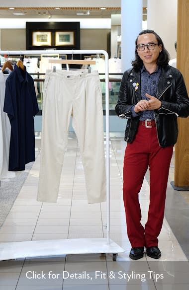 【sentibones】 PLEATED CHINO PANTS re-order [正規品] rag & bone Pleated Stretch Cotton Chino Pants | Nordstrom