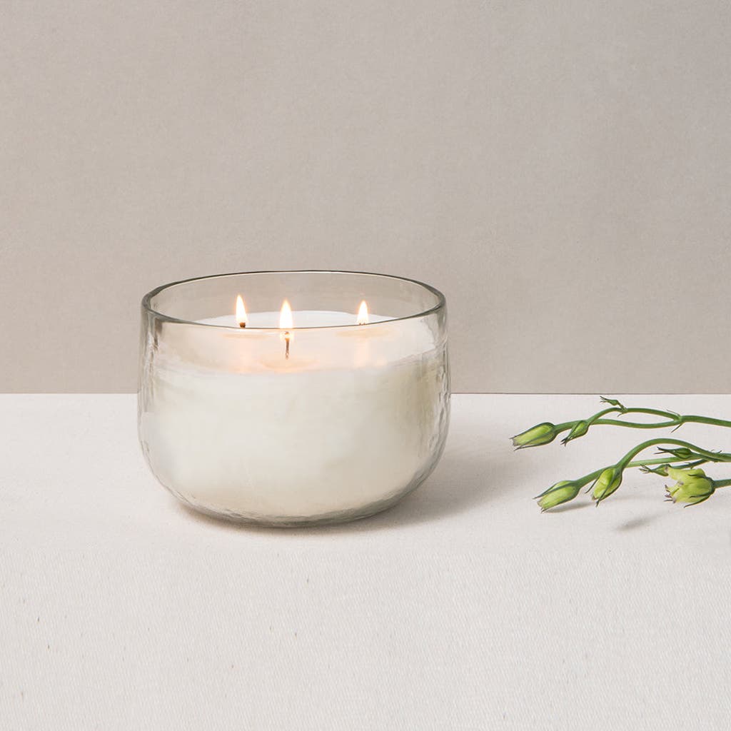 The Collective Home Pebbled Triple-wick Candle Bowl