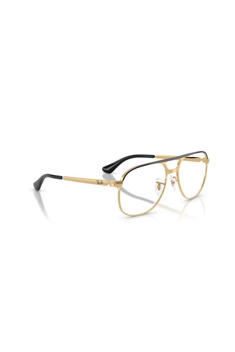 56mm Square optical glasses, Alternate, color, Black