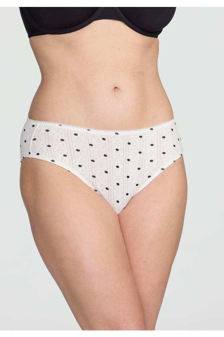The Brief  Pointelle, Alternate, color, SALT POLKA DOT