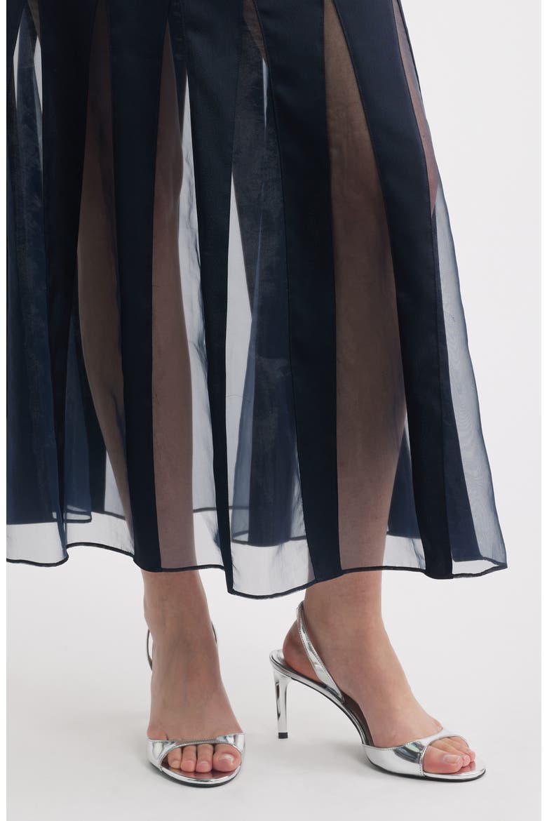 Layered Slip Skirt, Alternate, color, SKY CAPTAIN