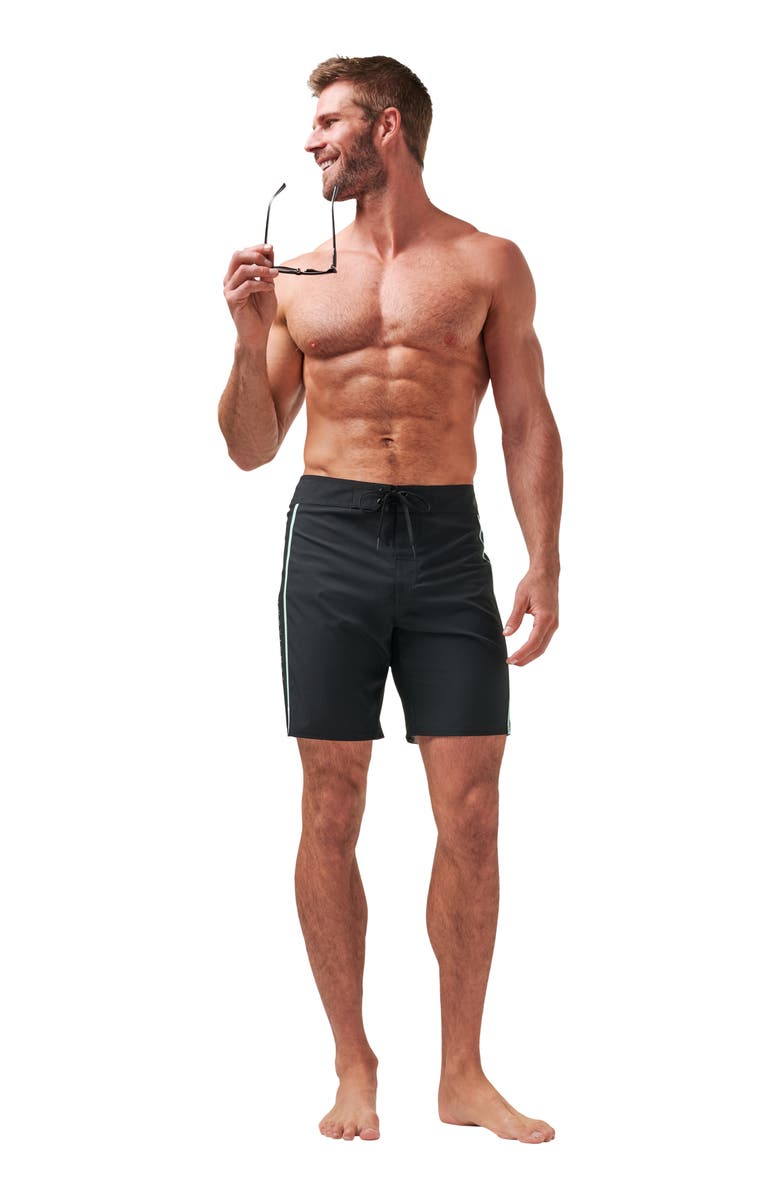 TravisMathew Making it Reef Board Shorts, Alternate, color, Black