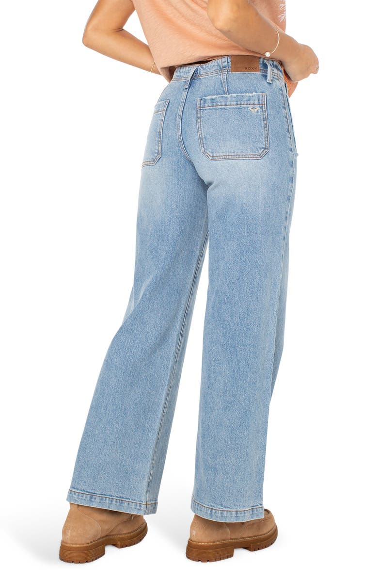Roxy Baby Baby Wide Leg Jeans, Alternate, color,