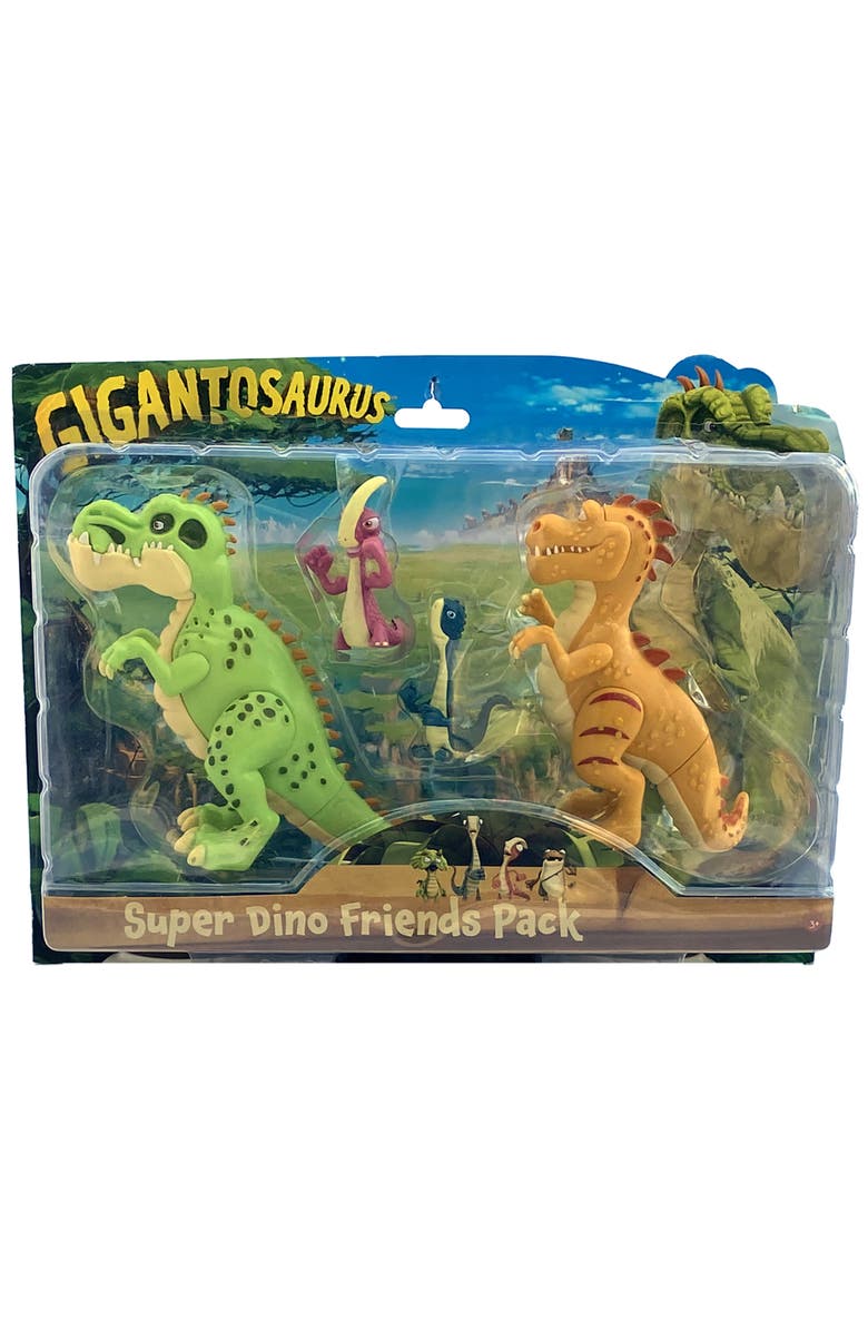 Gigantonarus Super Dino Friends 4 Pack, Main, color, Multicolored