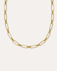 Ottoman Hands Essential Charm Link Chain Necklace